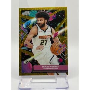 2025-26 Topps Chrome Cosmic Jamal Murray Gold Interstellar Refractor 30/50 SP